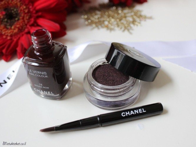 CHANEL Illusion d'Ombre Eyeshadow – 857 Rouge Noir